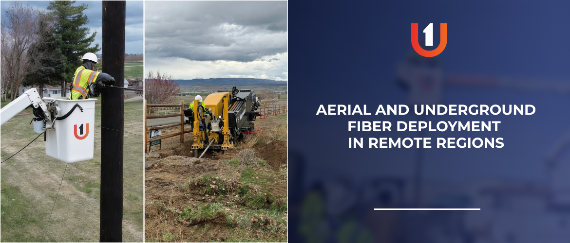 Aerial and Underground Fiber Deployment in Remote Regions